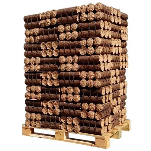 Compressed wood – night briquettes – 1100kg pallet